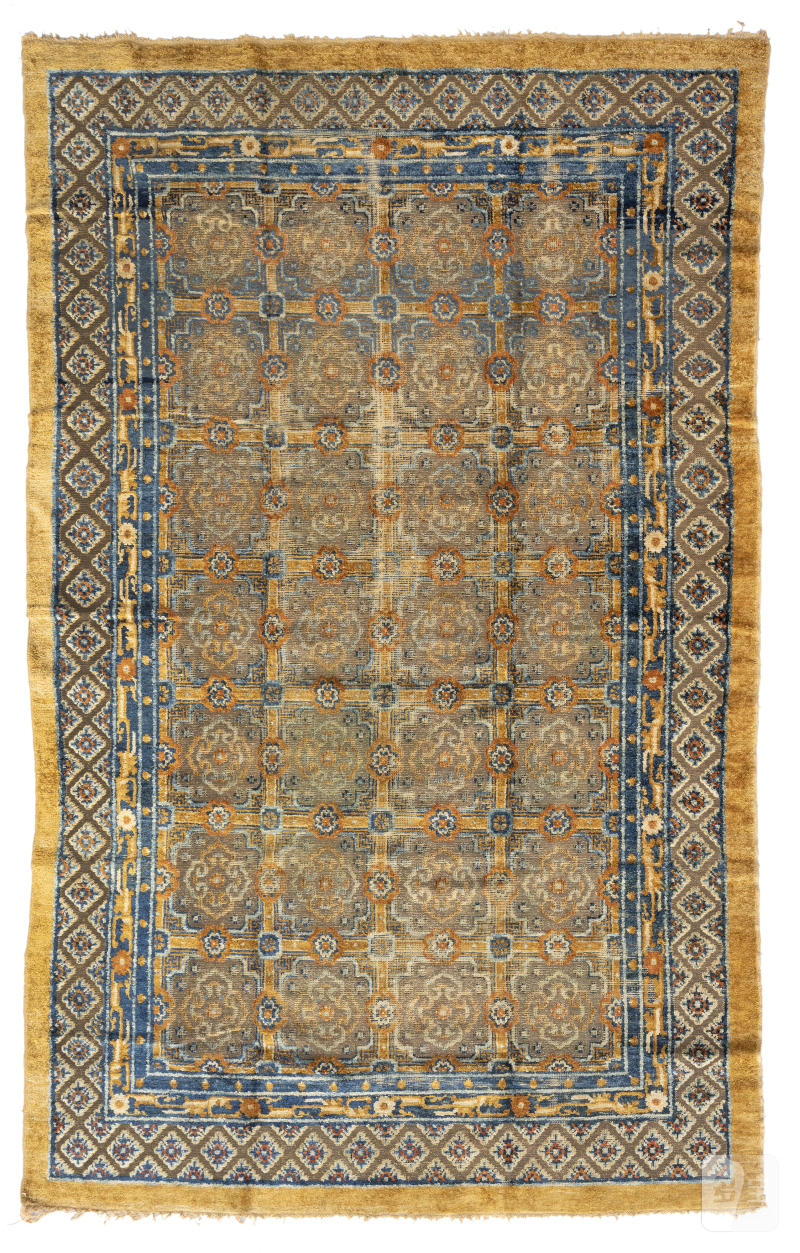 A silk carpet